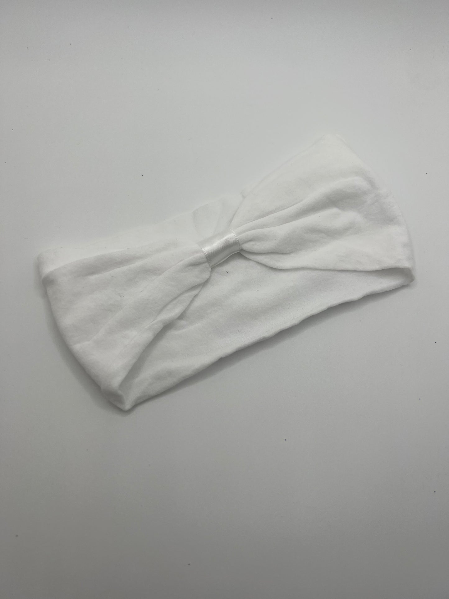 White Wide Head Wrap
