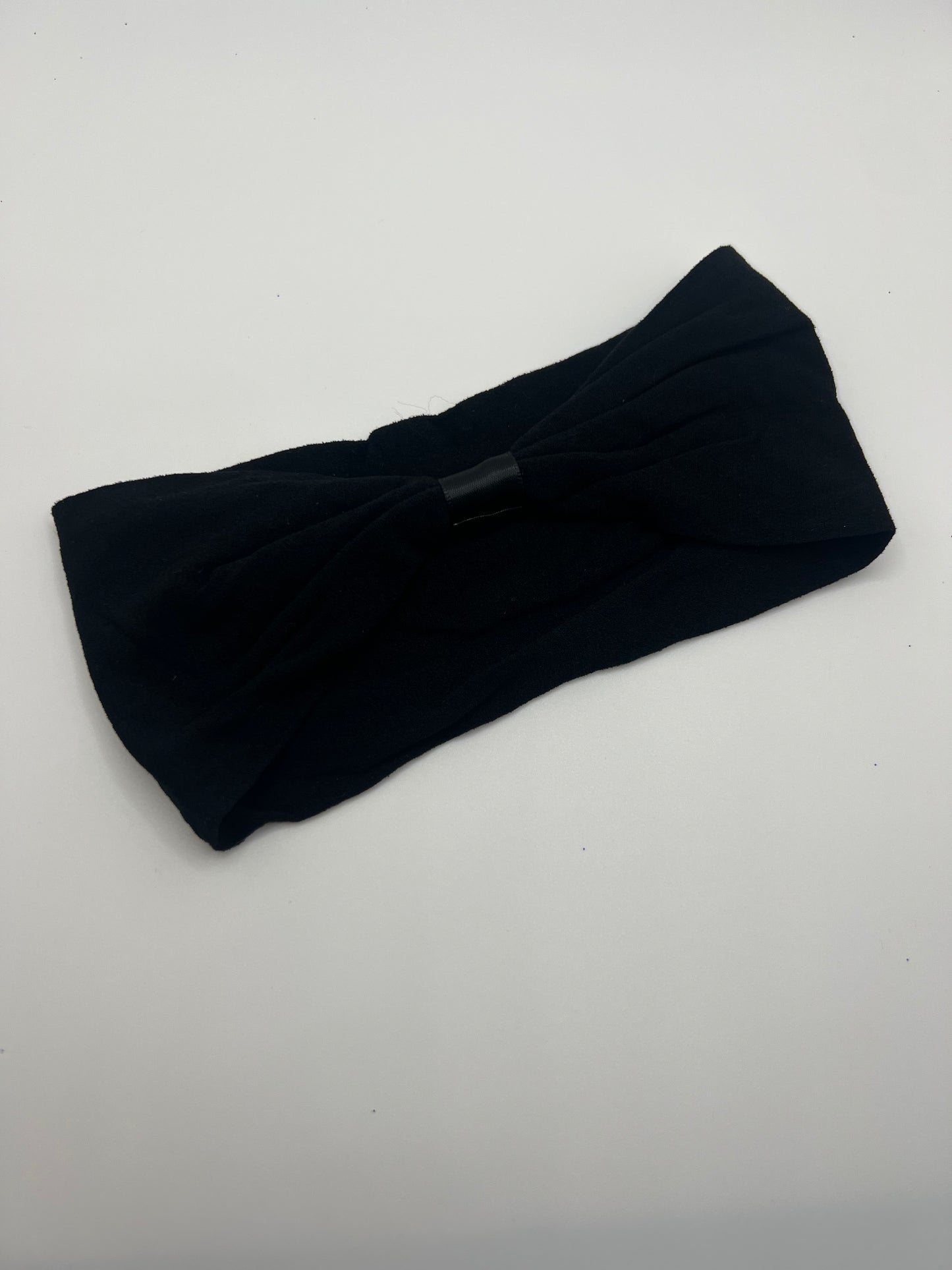 Black Wide Head Wrap