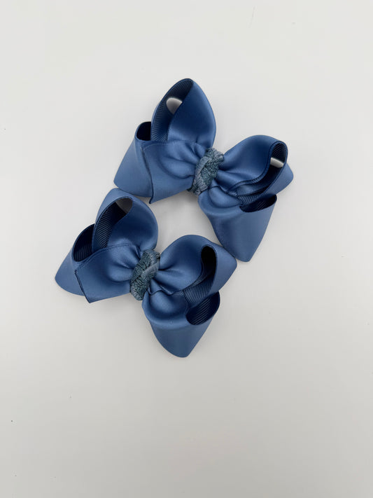 Vintage Blue Satin 3” piggies