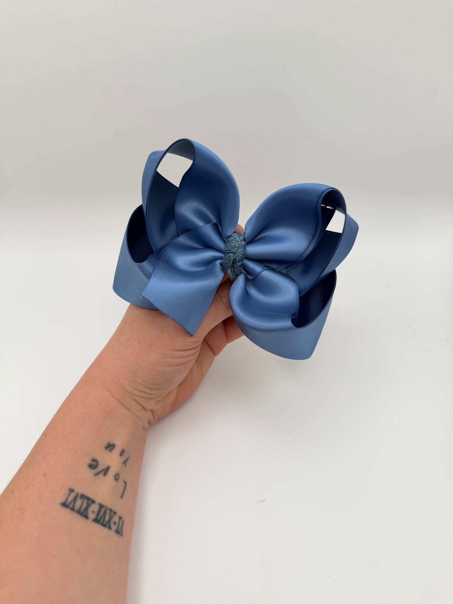 Vintage Blue Satin Standard